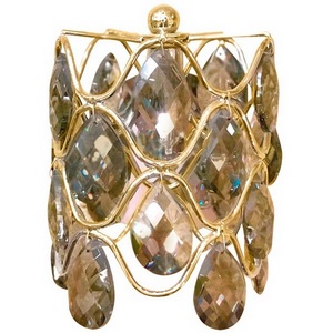 Изображение товара Бра Nikon MB103910-1A gold/amber с подвесками