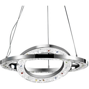 Изображение товара Подвесной светильник светодиодный MD1103008-384A chrome/white Illuminati 1103008