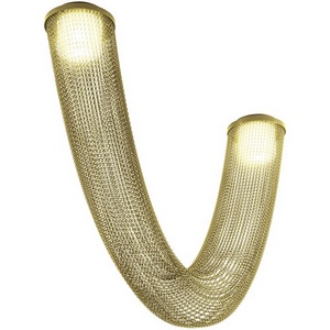 Изображение товара Люстра потолочная светодиодная золотая Delight Collection Aura 10114P gold