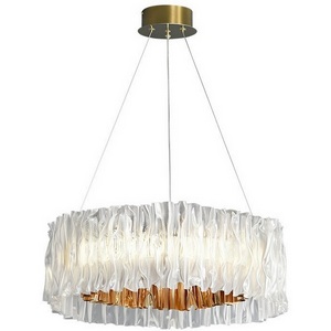 Изображение товара Подвесная люстра светодиодная Delight Collection Accordeon 10310P-580 white/gold