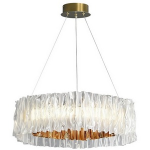 Изображение товара Подвесная люстра светодиодная Delight Collection Accordeon 10310P-780 white/gold