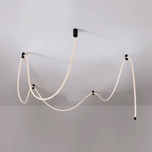 Изображение товара Подвесной светильник светодиодный с гибким неоном Delight Collection 10521 10521C/8M black/white