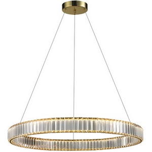 Изображение товара Люстра led с 1 лампочкой светодиодная Delight Collection 10920 10920P/D800 gold кольцо