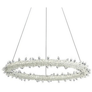 Изображение товара Подвесная люстра светодиодная Delight Collection MD-012 10926P/600 gold кольцо