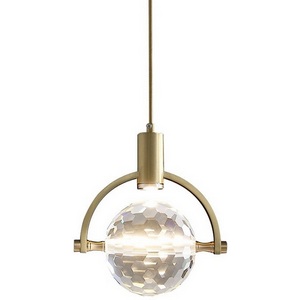 Изображение товара Подвесной светильник Delight Collection 2121 2121P/A brass/clear в форме шара