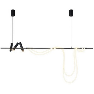 Изображение товара Подвесной светильник светодиодный с гибким неоном Delight Collection 7242P 7242P/L1200 black/white