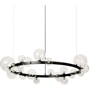 Изображение товара Подвесная люстра молекулы Delight Collection Art Deco Bubble 8828P/L black/clear