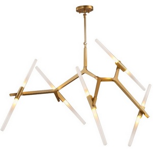 Изображение товара Подвесная люстра на штанге Delight Collection Agnes 9078/10 gold