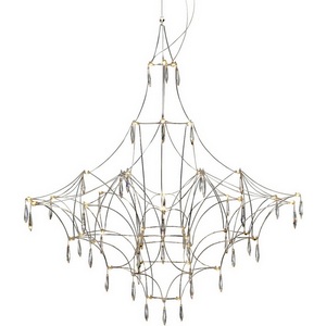 Изображение товара Люстра led подвесная с хромированной арматурой Delight Collection Lucciola 9176P/S silver