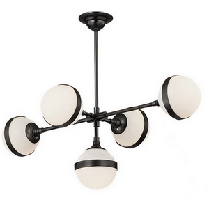 Изображение товара Потолочная люстра на штанге Delight Collection Peggy 9252P/5L black