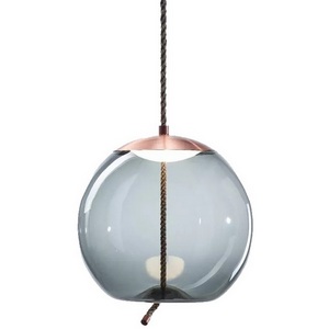 Изображение товара Подвесной светильник светодиодный Delight Collection Knot 9966P/C copper/blue в форме шара