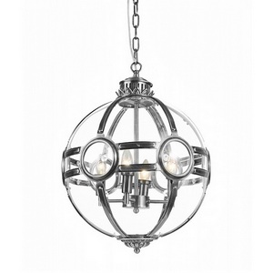 Изображение товара Подвесная люстра Delight Collection Hagerty KG0516P-4 steel в форме шара