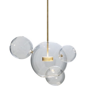 Изображение товара Подвесной светильник молекулы светодиодный Delight Collection Bubbles KG0943P-1 gold
