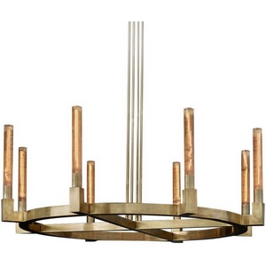 Изображение товара Подвесная люстра на штанге Delight Collection Cannele KM0550P-8 brass