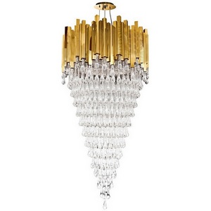 Изображение товара Подвесная каскадная люстра Delight Collection Trump KM0988P-26 gold