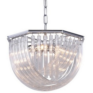 Изображение товара Подвесная люстра хрустальная Delight Collection Murano Glass KR0116P-5R/A chrome