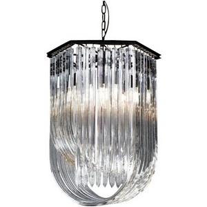 Изображение товара Подвесная люстра Delight Collection Murano Glass KR0116P-6 black