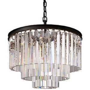 Изображение товара Подвесная люстра Delight Collection 1920s Odeon KR0387P-6 black/clear