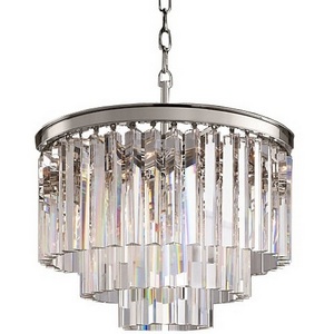 Изображение товара Подвесная люстра Delight Collection 1920s Odeon KR0387P-6 chrome/clear
