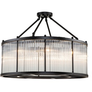 Изображение товара Подвесная люстра на штанге Delight Collection Bernardi KR0802P-8 black