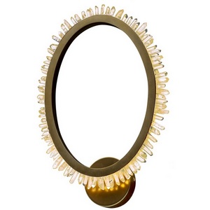 Изображение товара Бра светодиодное хрустальное Delight Collection Quartz Halo MB20020154-1A satin gold кольцо