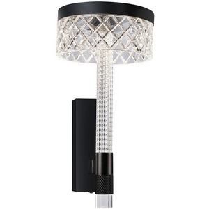 Изображение товара Бра светодиодное Delight Collection Diamond cut MB21020075-1A matt black