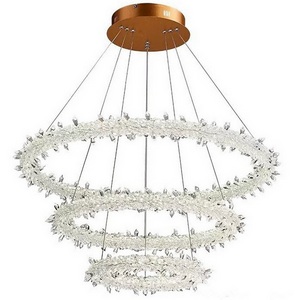 Изображение товара Подвесная люстра светодиодная Delight Collection MD-012 MD-0120B-40+60+80 gold