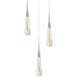 Изображение товара Подвесной светильник светодиодный Delight Collection Pour MD-023B-3 chrome