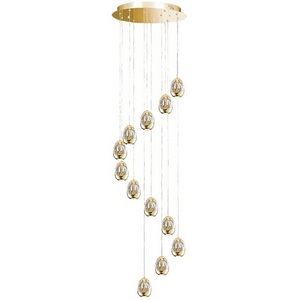 Изображение товара Подвесной светильник светодиодный Delight Collection Terrene MD13003023-12A gold