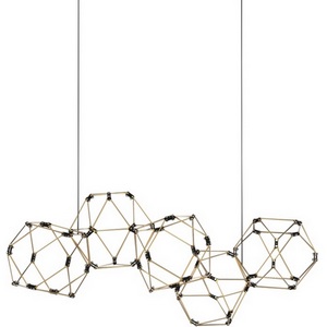 Изображение товара Подвесной светильник светодиодный Delight Collection Lucciola MD18001068-5A matt gold