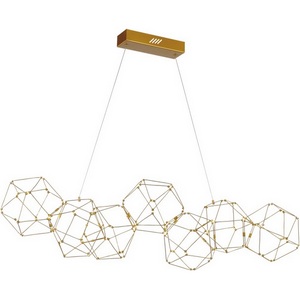 Изображение товара Подвесная люстра светодиодная Delight Collection Lucciola MD18001068-7A matt gold