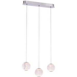 Изображение товара Подвесной светильник светодиодный Delight Collection Elliot Diamante MD20001012-3B chrome в форме шара