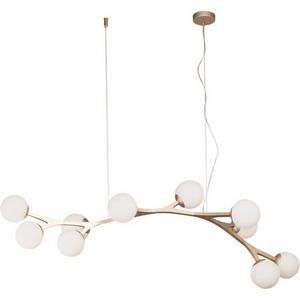 Изображение товара Подвесная люстра Delight Collection MD2050 MD2050-10L gold в форме шара