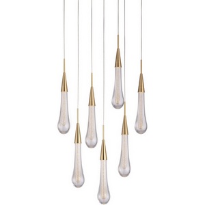 Изображение товара Подвесной светильник светодиодный Delight Collection Pour MD2060-7A br.brass