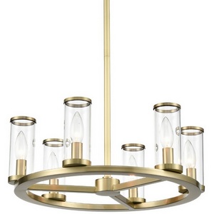 Изображение товара Подвесная люстра на штанге Delight Collection MD2061 MD2061-6A br.brass
