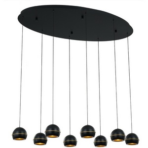 Изображение товара Подвесной светильник светодиодный Delight Collection MD21001034 MD21001034-8A black/gold