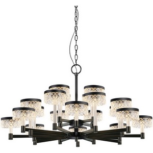 Изображение товара Подвесная люстра светодиодная Delight Collection Diamond cut MD21020075-20A matt black