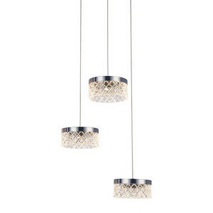 Изображение товара Подвесной светильник светодиодный Delight Collection Diamond cut MD21020075-3A chrome