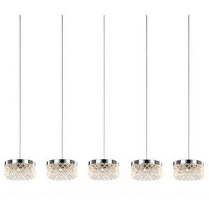 Изображение товара Подвесной светильник светодиодный Delight Collection Diamond cut MD21020075-5B chrome