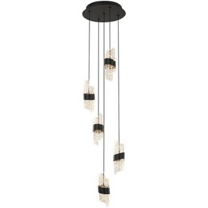 Изображение товара Подвесной светильник светодиодный Delight Collection MD23001022 MD23001022-5A matt black