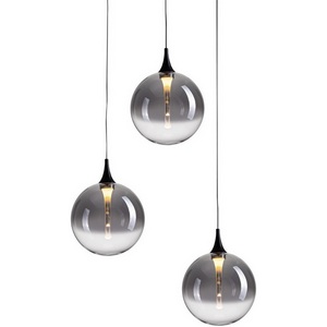 Изображение товара Подвесной светильник светодиодный Delight Collection MD23001045 MD23001045H-3A black/smoky в форме шара