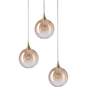 Изображение товара Подвесной светильник светодиодный Delight Collection MD23001045 MD23001045H-3A brass/champagne в форме шара
