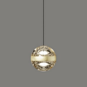 Изображение товара Подвесной светильник светодиодный Delight Collection Frizzante MD23030088-1A brass/champagne в форме шара