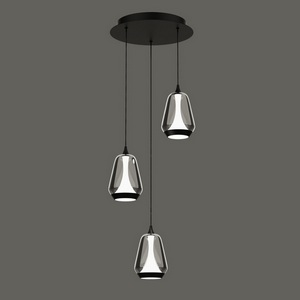 Изображение товара Подвесной светильник светодиодный Delight Collection MD24001011 MD24001011-3A black/smoky