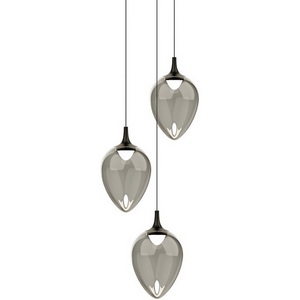 Изображение товара Подвесной светильник светодиодный Delight Collection MD24001012 MD24001012-3A black/smoky