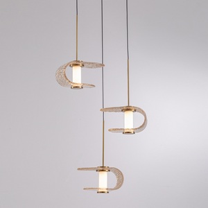 Изображение товара Подвесной светильник светодиодный Delight Collection MD24020901 MD24020901-3A gold/cognac