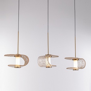 Изображение товара Подвесной светильник светодиодный Delight Collection MD24020901 MD24020901-3B gold/cognac