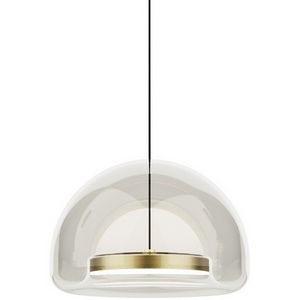 Изображение товара Подвесной светильник светодиодный Delight Collection MD24030031 MD24030031-1A brass/clear