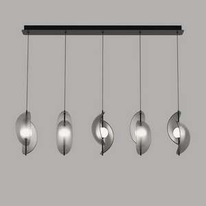 Изображение товара Подвесной светильник светодиодный Delight Collection MD24030035 MD24030035-5B black/smoky