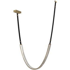 Изображение товара Подвесной светильник светодиодный хрустальный Delight Collection MD24083001 MD24083001-1F black/gold